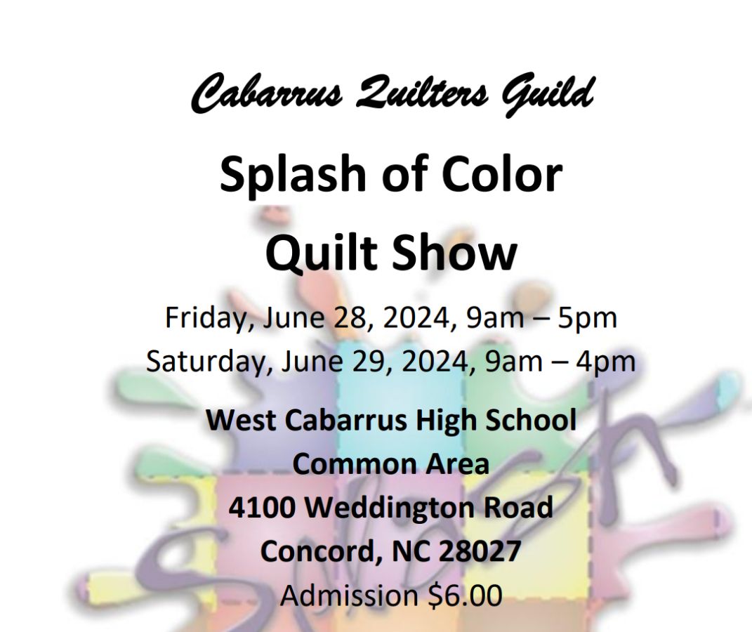 Cabarrus Quilters Guild: Quilt Show