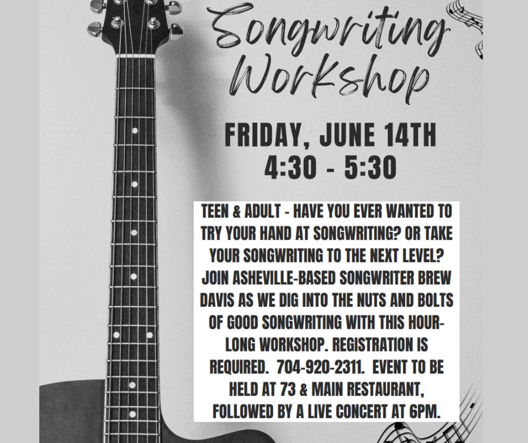 Songwriting Workshop & Live Music